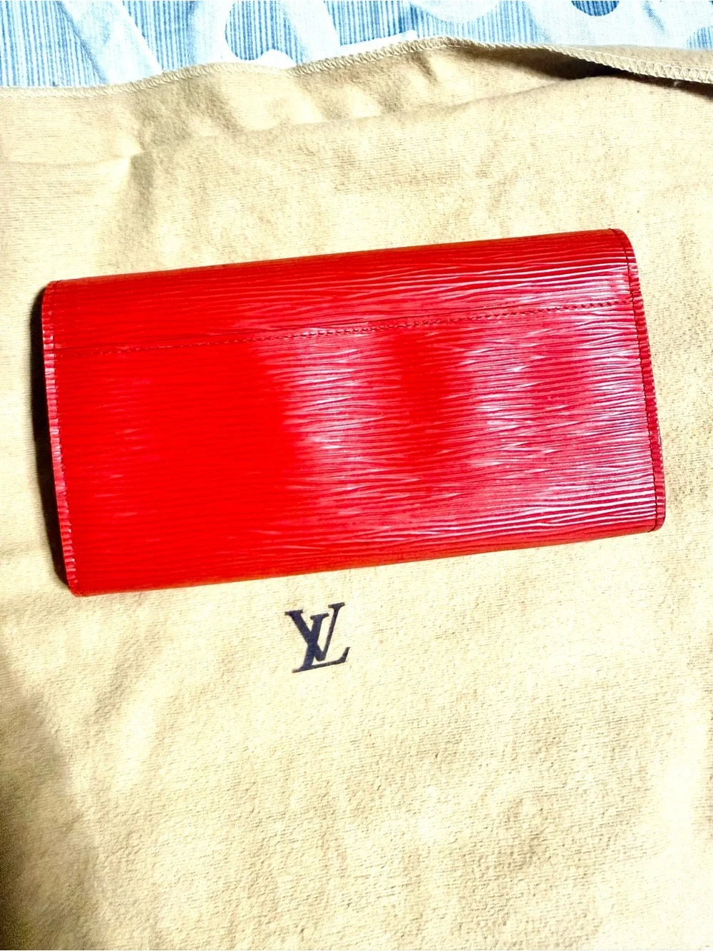 Louis Vuitton bright red